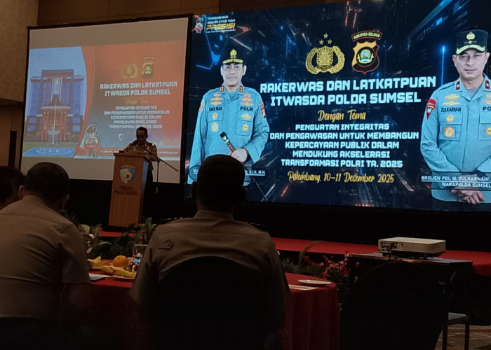 Perkuat Integritas dan Pengawasan, Polres Pagar Alam Hadiri Rakernis Itwasda Polda Sumsel 2025