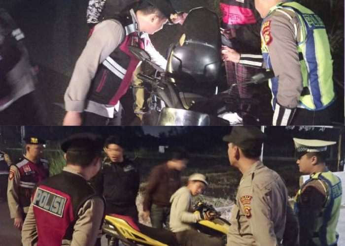 Giat KRYD Polres Pagar Alam Amankan Sajam dan Miras