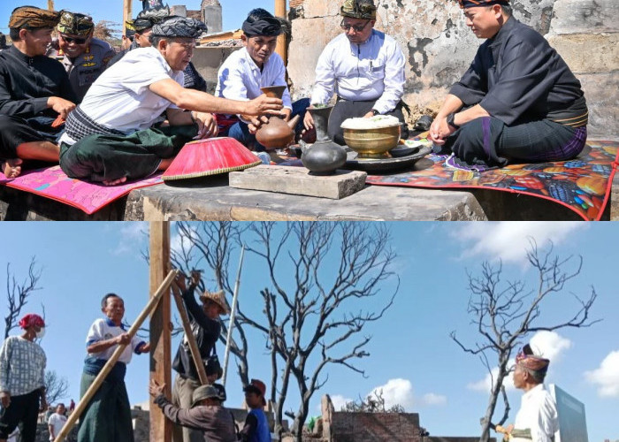 Kampung Adat Sade Dibangun Kembali, Tradisi Nyemulak Jadi Penanda Awal