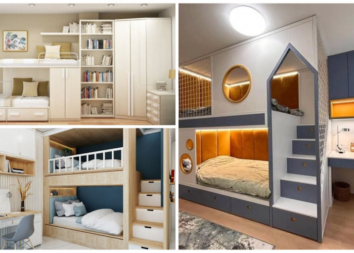 7 Inspirasi Tempat Tidur Tingkat Minimalis Modern Ini Bikin Kamar Terasa 2x Lebih Luas