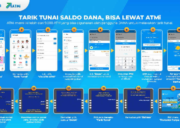 Fitur Baru! Bisa Tarik Tunai Saldo DANA di ATM, Jangan Sampai Salah Langkah!