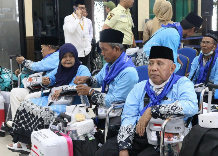 Operasional Haji 2026 di Sumsel Dimulai, 443 Jemaah Kloter 1 OKU Timur Masuk Asrama