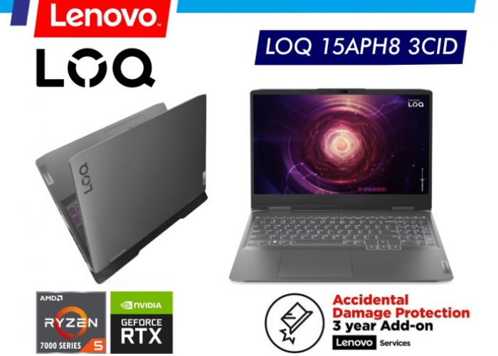 Review Lenovo LOQ 15APH8, Laptop Gaming Terbaru dengan Performa Unggul