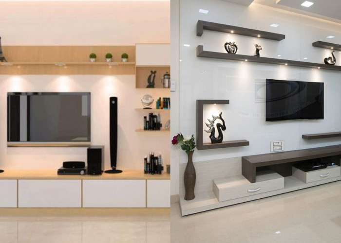 Model Lemari TV Minimalis Terbaru 2026, Bikin Ruang Keluarga Makin Modern!