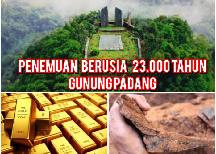 Megalit Gunung Padang Berusia 13 Ribu Tahun, Didalmnya ada 3 Ton Logam Mulia dan Tehnologi Ini!
