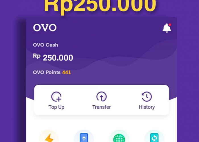 Saldo OVO Gratis Rp 250 Ribu, Benarkah? Cuma Sekali Klik Bisa Dapatkan?