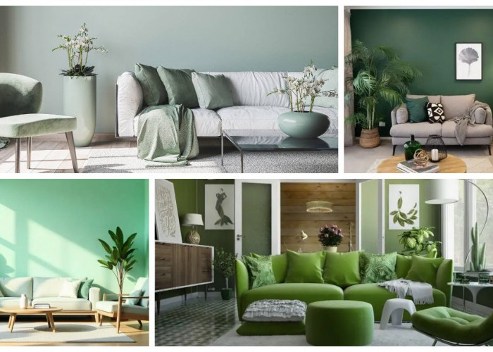 Bikin Rumah Makin Hidup! 9 Inspirasi Ruang Tamu Warna Hijau yang Sejuk dan Elegan