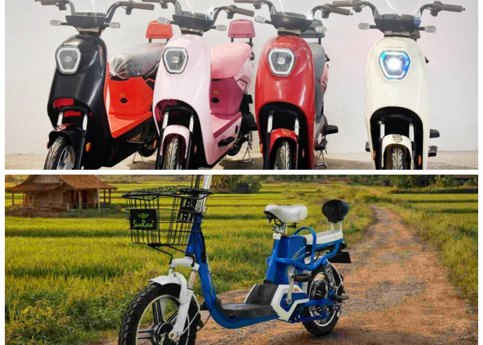 Praktis untuk Harian! Sepeda Listrik Richey Comfort dengan Baterai Graphene Cocok untuk Ibu Rumah Tangga