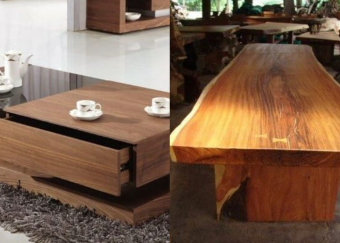Inspirasi Meja Kayu Minimalis untuk Ruang Tamu Modern!