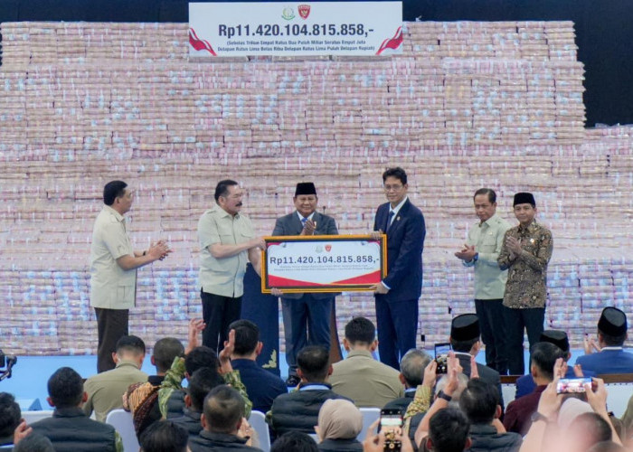 Wamen Ossy Hadiri Penyerahan Denda Rp11,4 Triliun oleh Satgas PKH, Langkah Nyata Selamatkan Aset Negara