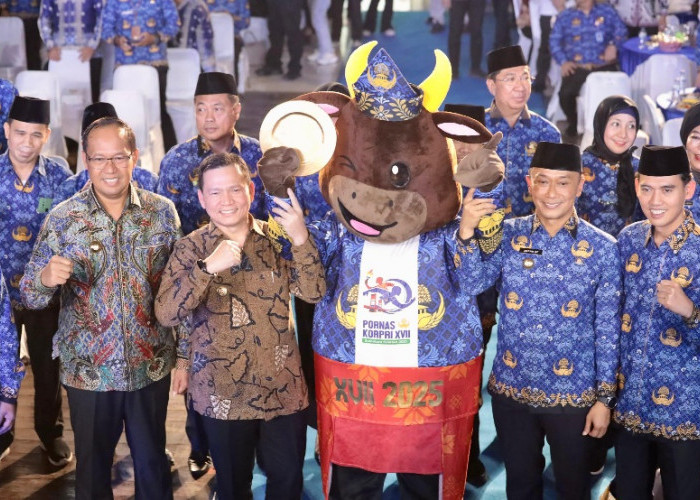 Launching Maskot PORNAS KORPRI XVII 2025, Sumsel Sukses Raih Prestasi