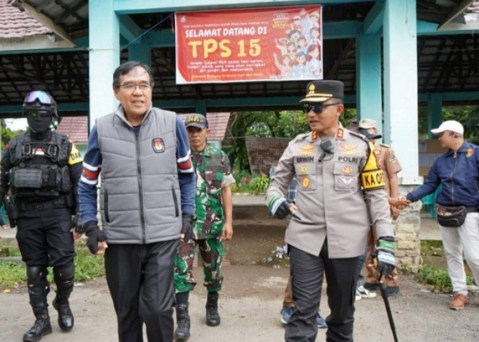 Bersama Pj Walikota dan Kapolres, Ketua KPU Monitoring ke TPS di Pagar Alam 