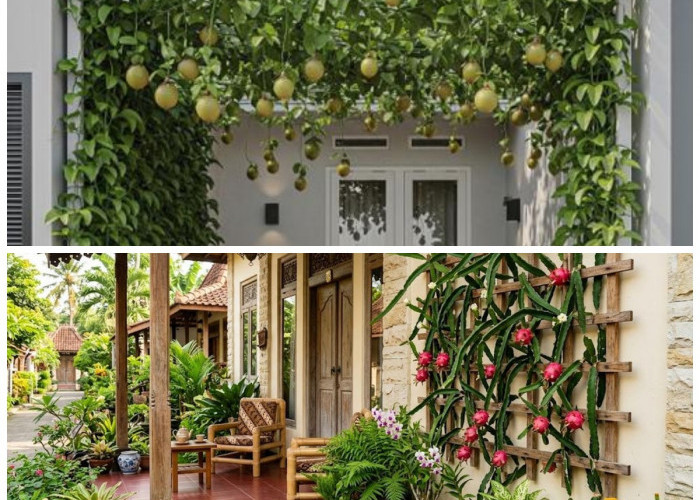 Inspirasi Teras Rumah Asri: Tanaman Buah Merambat yang Bikin Nuansa Alami dan Sejuk