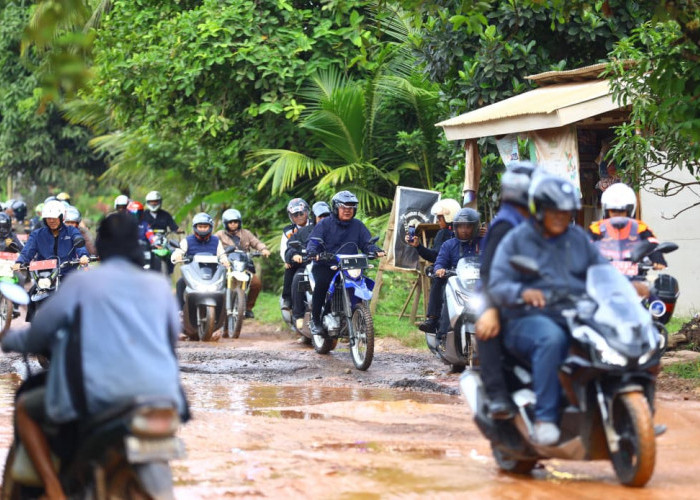Herman Deru Tinjau Peningkatan Akses Banyuasin–OKI, Perbaikan Jalan Kucuran Bangubsus Rp12 Miliar