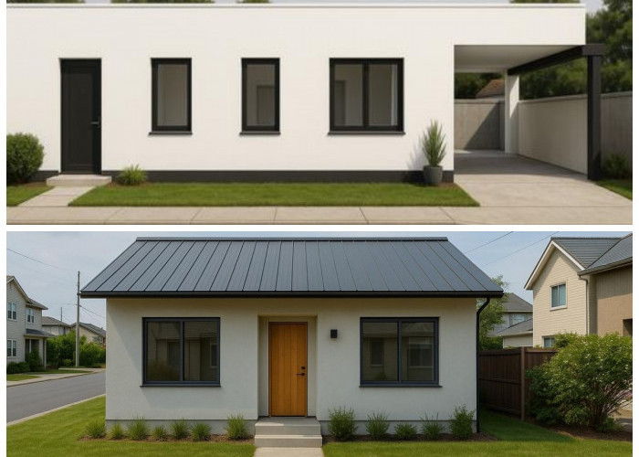 Inspirasi Rumah Sederhana di Pinggir Jalan dengan Fasad Minimalis yang Tetap Menawan