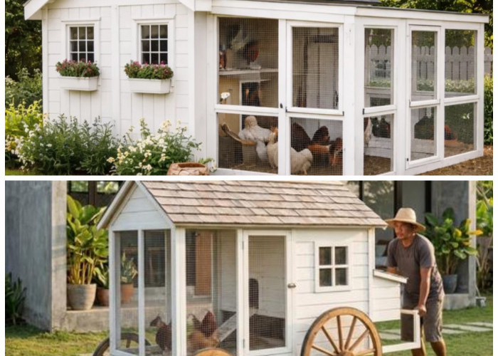10 Inspirasi Kandang Ayam Ala Farmhouse yang Bikin Halaman Rumah Mewah dan Anti Bau