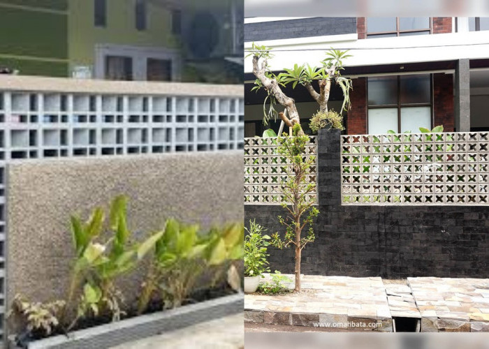 Desain Pagar Tembok Roster yang Aman dan Estetik dengan Sirkulasi Udara Baik!