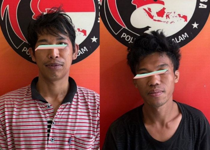 Digerebek Usai Magrib, Kedua Pengedar Ini Simpan 12 Paket Sabu