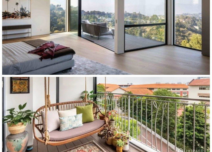 Balkon di Kamar Tidur, Ruang Santai Minimalis yang Bikin Rumah Makin Nyaman