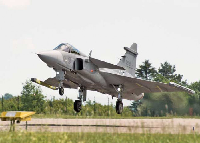 Swedia Upagrade Jet Tempur Gripen E, Melayang Dengan Bobot Lebih Ringan
