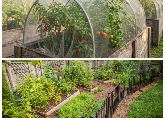 8 Ide Pagar Kebun Sayur Hemat Biaya yang Efektif Lindungi Tanaman dari Hama