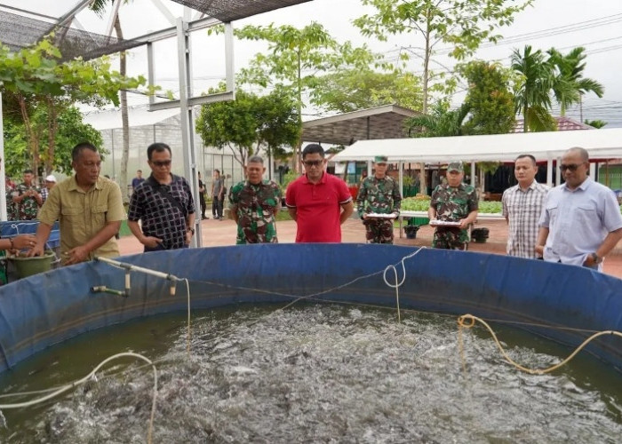 Kunjungi Urban Farming Taman Aspirasi, Kapuspen TNI : Apresiasi Inovasi Pangan Kodam II/SWJ