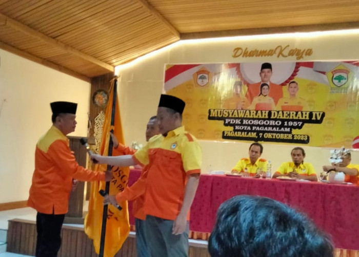 Ruslan Abdulgani Terpilih Secara Aklamasi Sebagai Ketua Kosgoro Kota Pagaralam