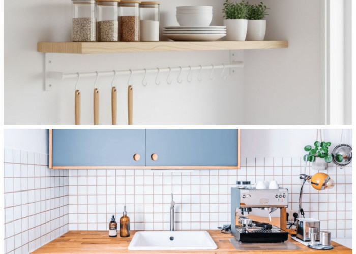 Ide Rak Gantung Dapur yang Fungsional, Ruangan Lebih Tertata dan Estetik