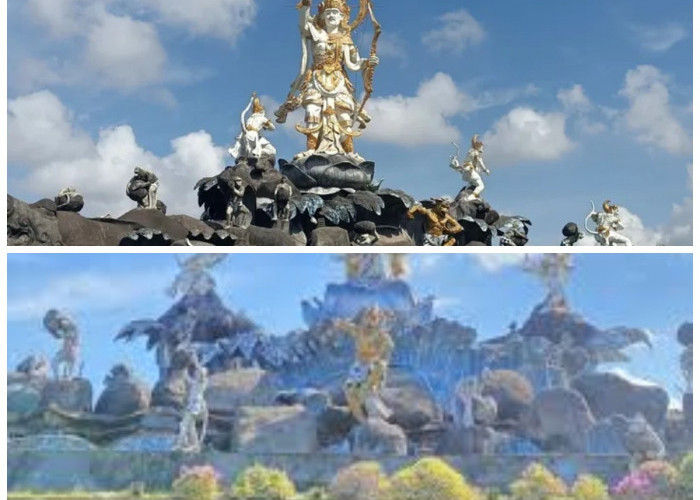 Menguak Makna Patung Titi Banda: Warisan Cerita Ramayana yang Hidup di Pulau Dewata