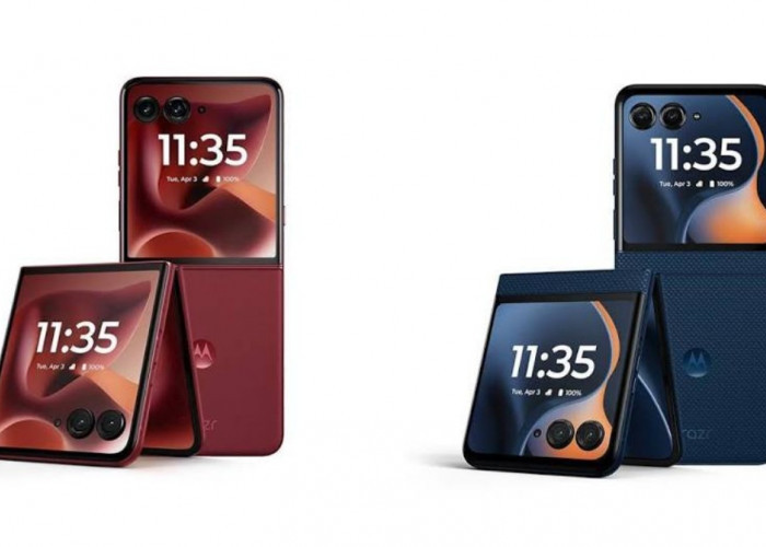 Motorola Razr 60 Hadir dengan Warna Baru Pantone Lightest Sky, Dibanderol Mulai Rp10,999 Juta