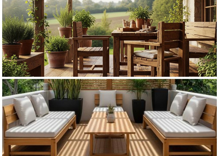 5 Inspirasi Dekorasi Teras Bernuansa Kayu yang Elegan, Bikin Rumah Terlihat Mewah dan Lebih Natural