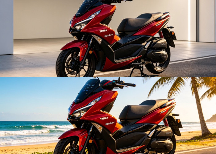 Yamaha Aerox Connected 2025: Skutik Sporty Berteknologi Blue Core yang Irit, Bertenaga, dan Kaya Fitur Modern