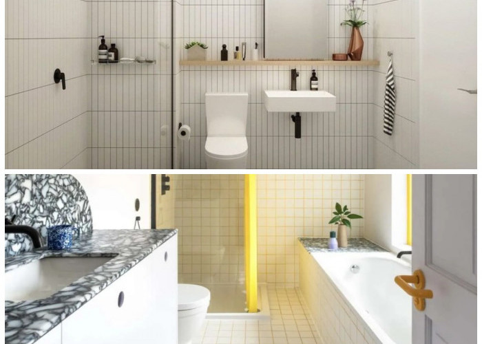 7 Inspirasi Desain Kamar Mandi Kecil 2025: Tetap Nyaman dan Tampak Luas dengan Trik Interior Cerdas