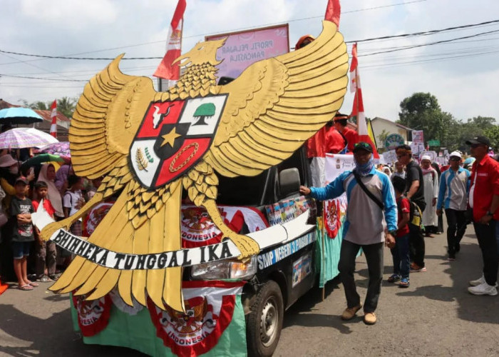 Tumbuhkan Semangat Nasionalisme, Lomba Gerak Jalan dan Karnaval Semarakkan HUT RI ke-79 di Pagar Alam