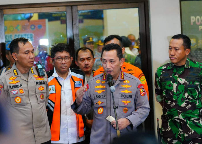 Kapolri Pastikan Kondisi Korban Heli Pendaratan Darurat Membaik