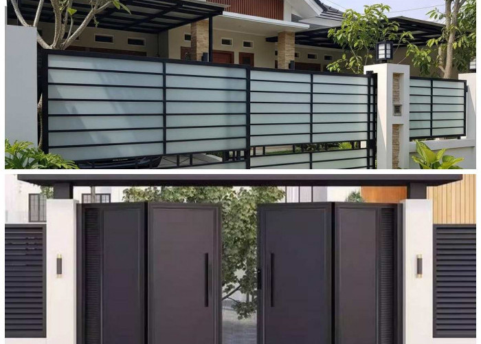 Inspirasi Gerbang Minimalis Modern 2026, Desain Simpel dengan Sistem Keamanan Lebih Optimal