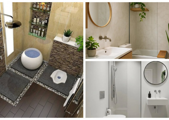 7 Desain Kamar Mandi Kecil Tapi Terlihat Luas dengan Trik Interior 2025, Cocok untuk Hunian Minimalis