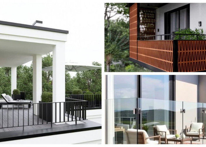 13 Desain Pagar Balkon Lantai 2 Terbaru yang Modern dan Estetik untuk Hunian Masa Kini