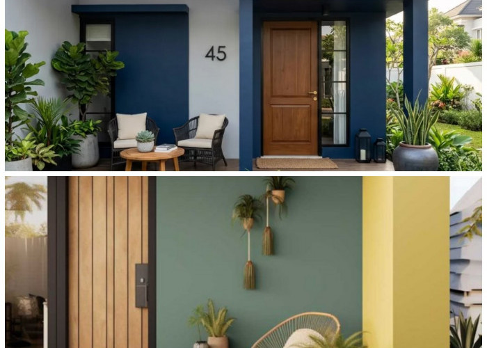 Kreasi Warna Teras Rumah: 7 Kombinasi Dua Warna yang Bikin Tampilan Makin Menawan