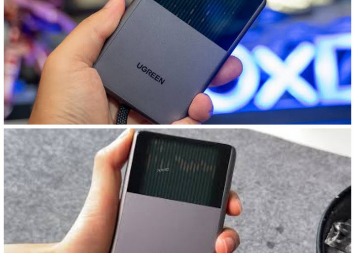 Ugreen Hadirkan Power Bank 20.000mAh 45W, Punya Kabel USB-C dan Layar Warna