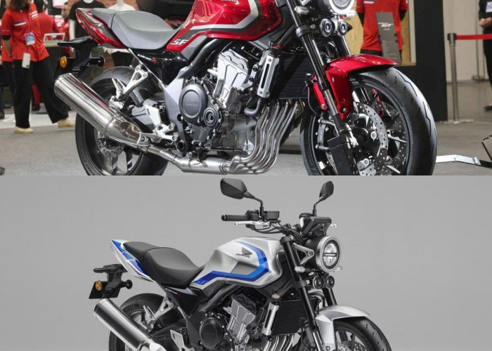 Honda CB400 Super Four E-Clutch, Naked Sport 4-Silinder 58 PS, Kopling Elektronik dan TFT 5 Inci, Ini Speknya!