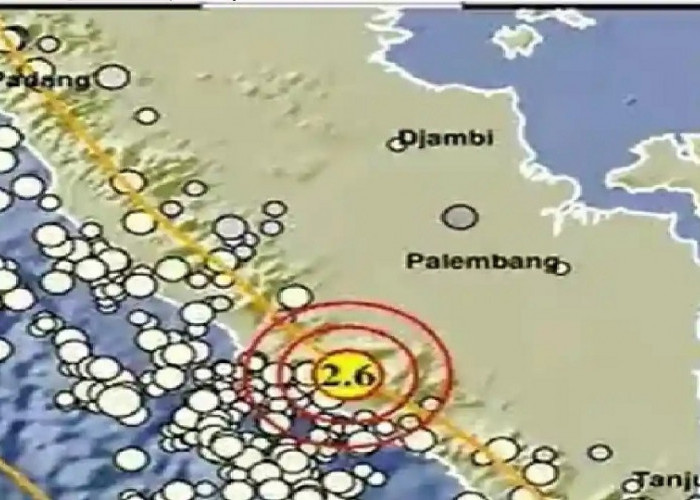 Gempa Magnitudo 2,5 Guncang Pagar Alam