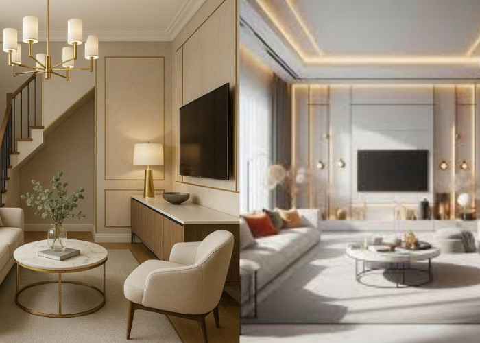 Interior Ruang Tamu Mewah Modern dan Minimalis, Tampil Elegan Tanpa Berlebihan!