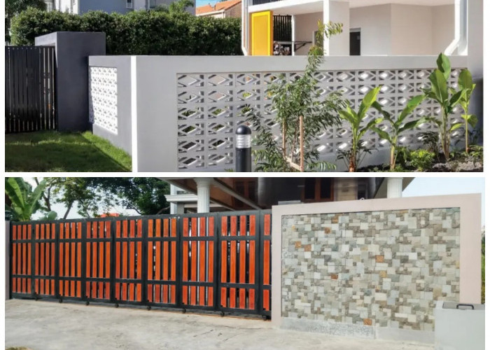 Referensi Pagar Beton Minimalis Tinggi: Lebih Aman, Kokoh, dan Tetap Estetis