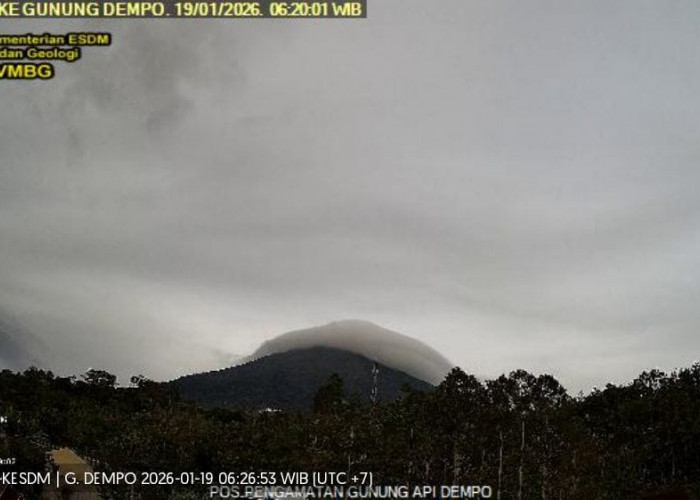 Gunung Dempo Masih Waspada Level II: Masyarakat Diminta Jaga Jarak dari Kawah