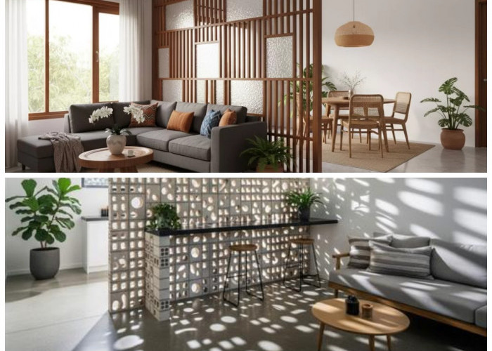 Inspirasi Partisi Ruangan untuk Rumah Kecil Tanpa Dinding, Bikin Ruang Terasa Lebih Luas