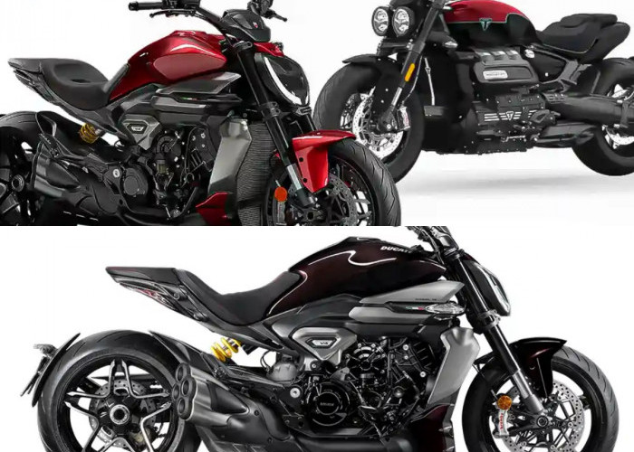 Ducati XDiavel V4 vs Triumph Rocket 3 Storm R: Duel Sengit Power Cruiser Italia Melawan Muscle Cruiser Inggris