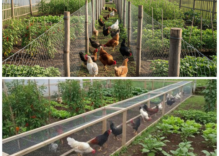7 Model Kandang Lorong Kawat untuk Ayam Umbaran: Tanaman Aman, Ayam Sehat, dan Biaya Murah!