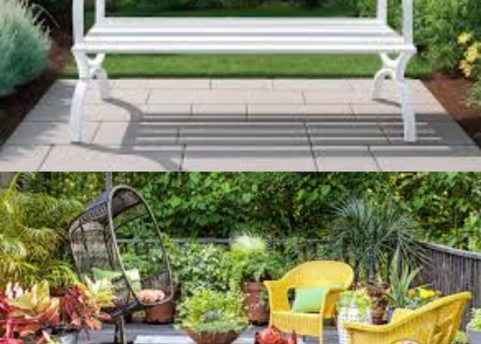 Saran untuk Kursi Taman yang Kontemporer dan Menarik Estetika