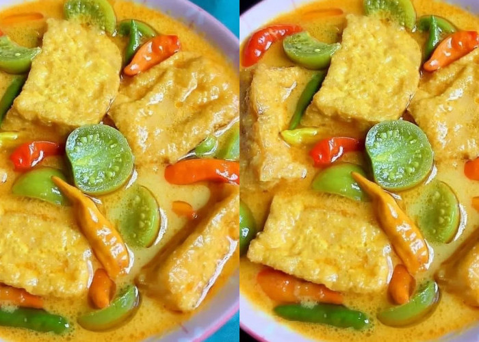 Gulai Tahu dengan Tomat Hijau, Cita Rasa Pedas Asam yang Wajib Kamu Coba